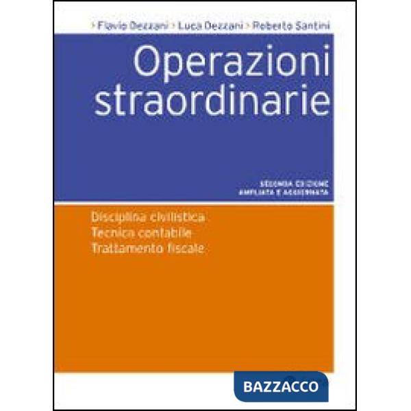 Operazioni straordinarie. Con DVD