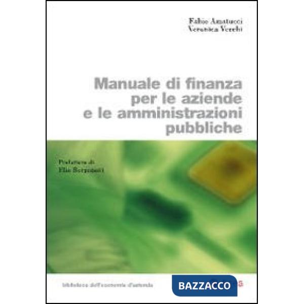 Manuale di finanza per le aziende e le amministrazioni pubbliche