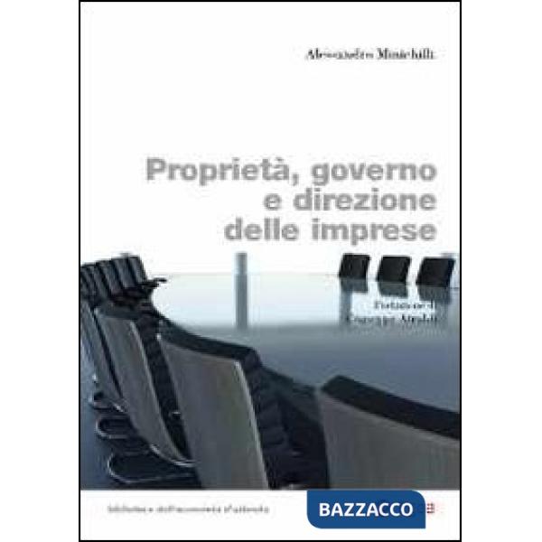 Proprietà, governo e direzione delle imprese