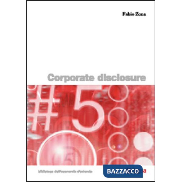 Corporate disclosure