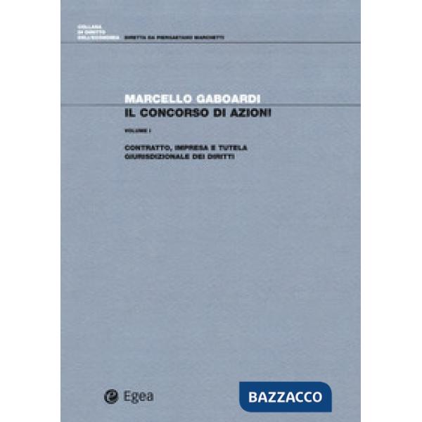 Concorso di azioni (Il). Vol. 1: Contratto, impresa e tutela giurisdizionale dei diritti