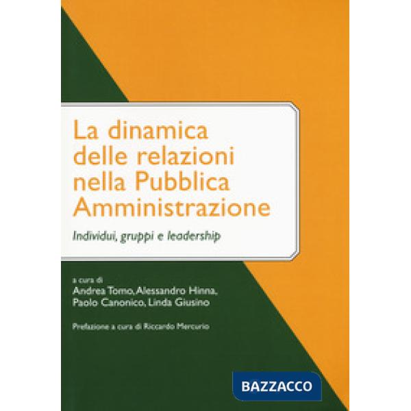 Dinamica delle relazioni nella pubblica amministrazione. Individui, gruppi e lea