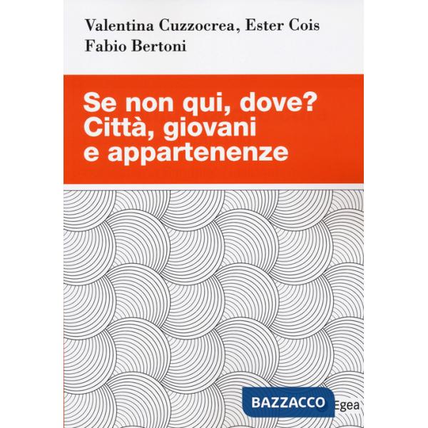 Se non qui, dove? Città, giovani e appartenenze