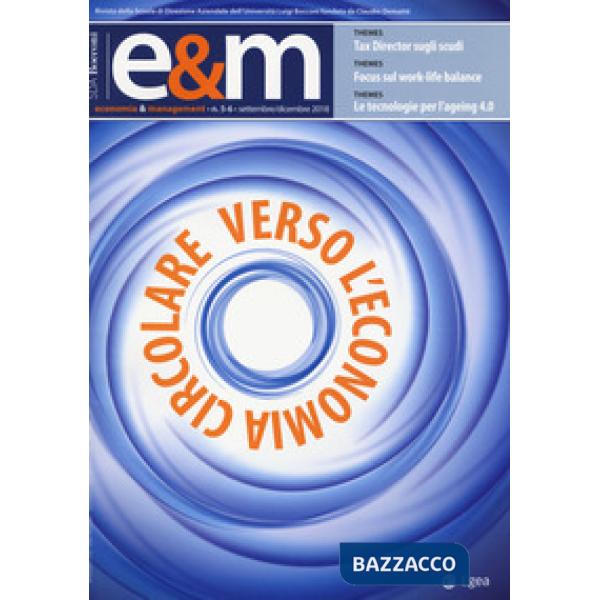 Economia & management (2018). Vol. 5-6: Settembre-Dicembre
