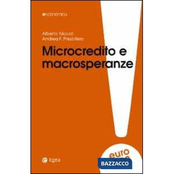 Microcredito e macrosperanze
