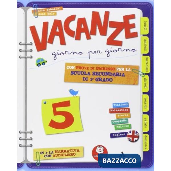 VACANZE GIORNO PER GIORNO 5A