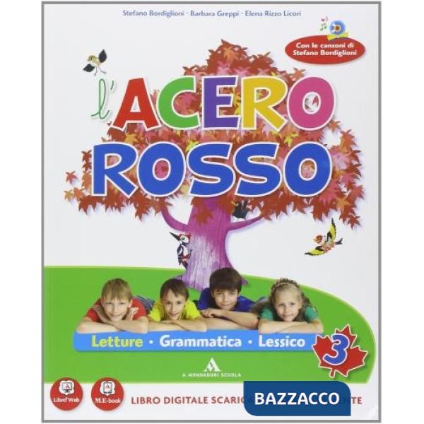 L'ACERO ROSSO CLASSE 3 LETTURE + MINISUSSIDIARIO + QUADERNO + VERBI