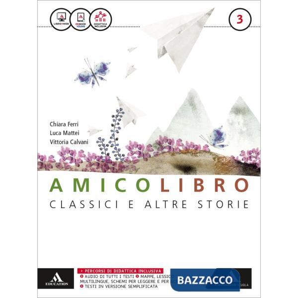 AMICO LIBRO MB + CONT.DIGIT. VOLUME 3 + QUADERNO 3