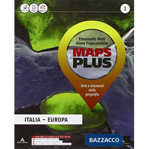 MAPS PLUS 1 ITALIA EUROPA + ATLANTE 1 + QUADERNO