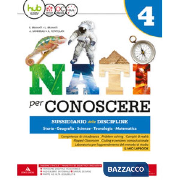 NATI PER CONOSCERE VU 4 + ESERCIZIARIO + MAPPE