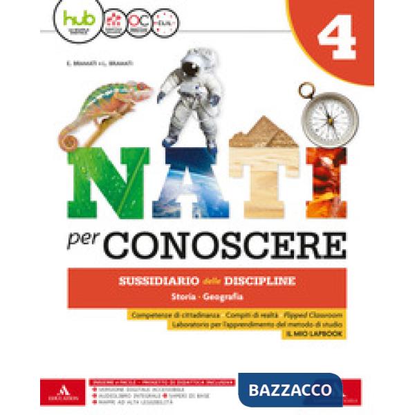NATI CONOSCERE ANTROP 4 + ESERCIZIARIO + MAPPE