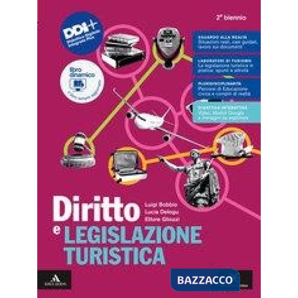 DIRITTO LEGISLAZIONE TURISTICA M B + CONT.DIGIT.