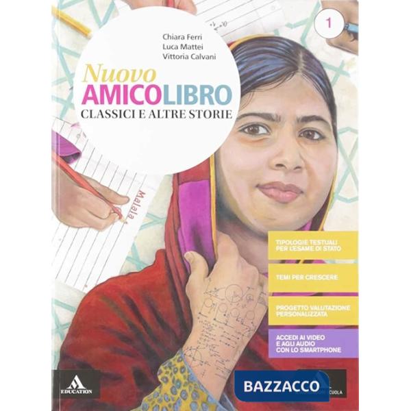 NUOVO AMICOLIBRO 1 + MITO ED EPICA + PERCORSI X L'APPRENDIMENTO + ED.