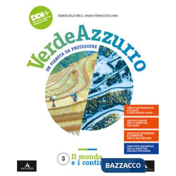 VERDEAZZURRO 3 + ATLANTE CON PERCORSI PER L'ESAME DI STATO