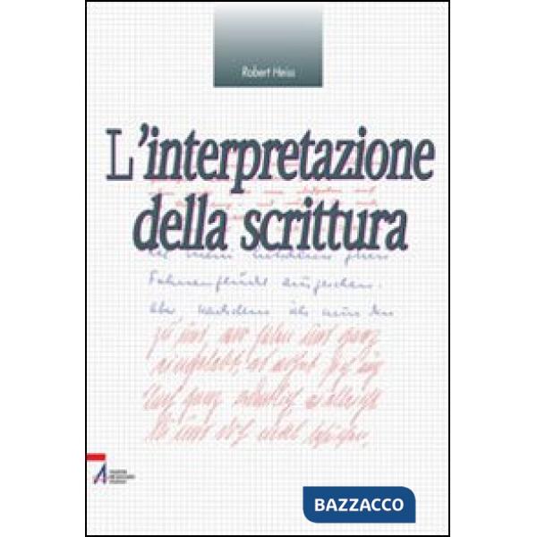Interpretazione della scrittura (L')