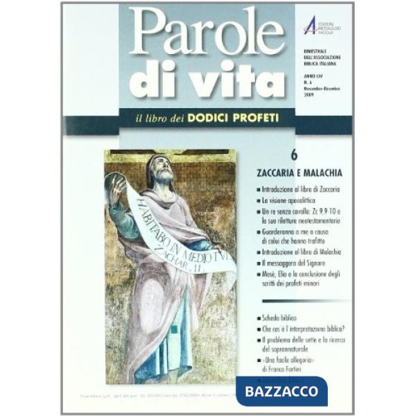Parole di vita (2009). Vol. 6: Zaccaria e Malachia