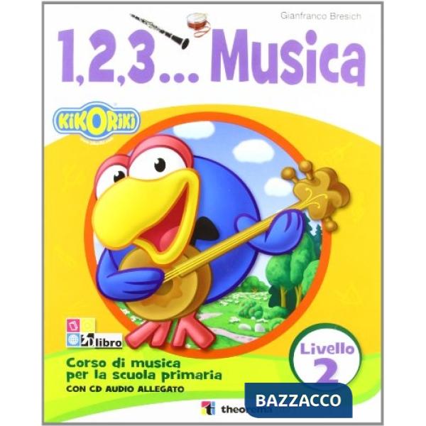 1, 2, 3... MUSICA 2 LIV. + CD