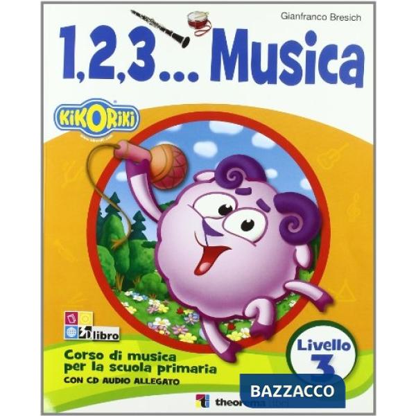 1, 2, 3... MUSICA 3 LIV. + CD