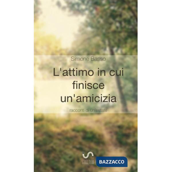 Attimo in cui finisce un'amicizia. Racconti di un'estate (L')