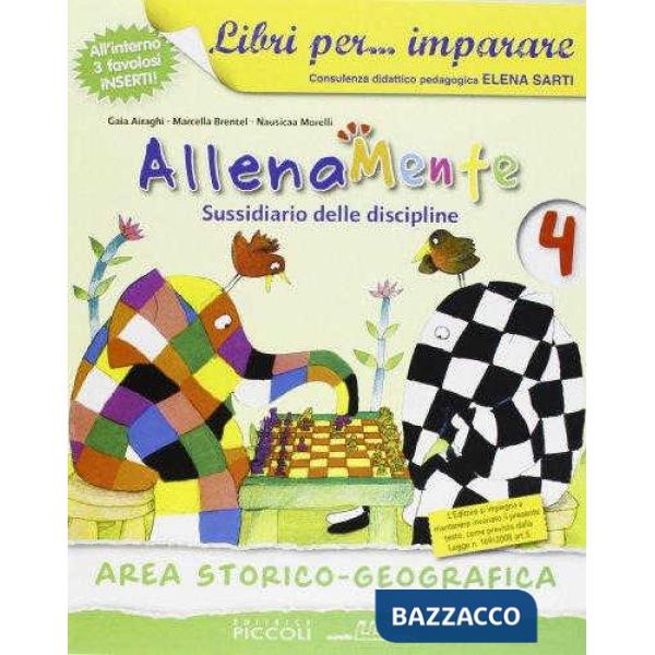 LIBRI PER IMPARARE 4 ALLENAMENTE AREA STORICO GEOG