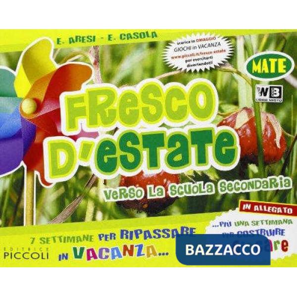 FRESCO D'ESTATE MATEMATICA VOLUME 5 + GIOCHI ONLINE