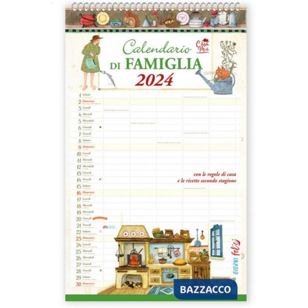 Calendario 2024. Casa Mia calendario di famiglia
