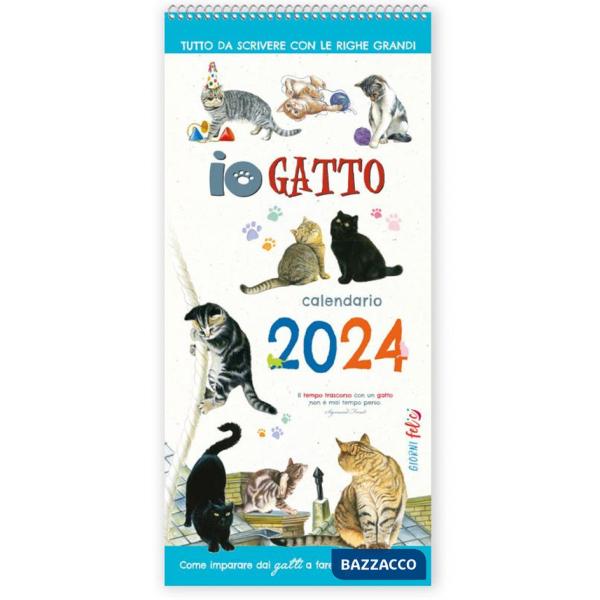 Calendario 2024 Io Gatto da scrivere