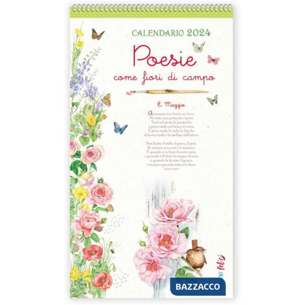 Calendario 2024. Poesie come fiori di campo