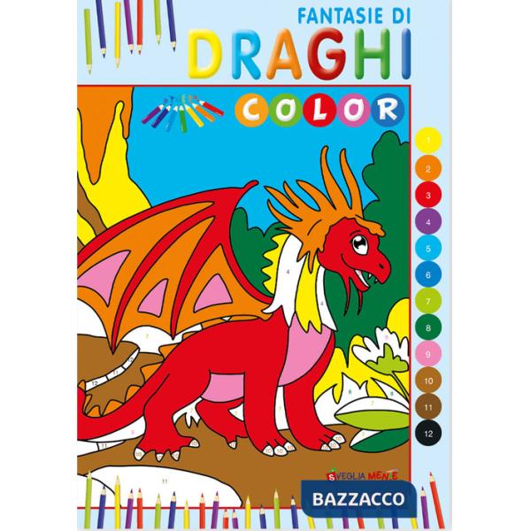 Fantasie di draghi. Color. Ediz. illustrata