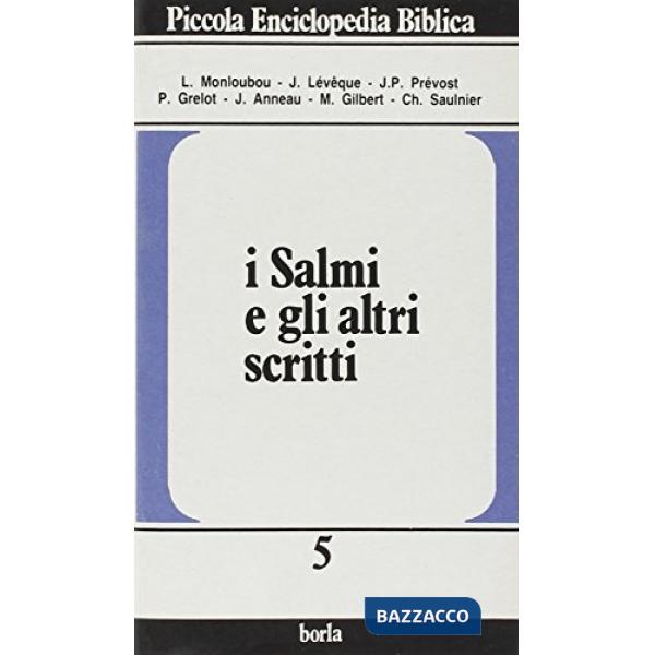 Salmi e gli altri scritti (I)