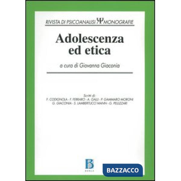 Adolescenza ed etica