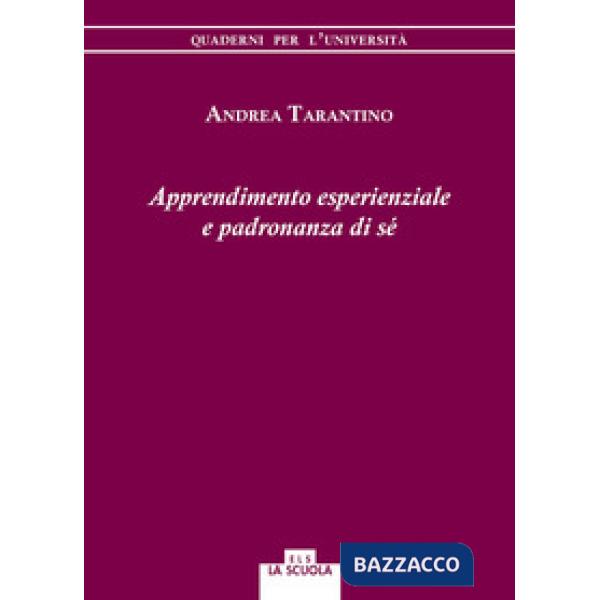 Apprendimento esperienziale e padronanza di sé