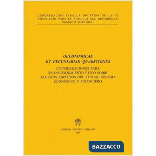 Economicae et pecuniarie quaestiones (spagnolo)