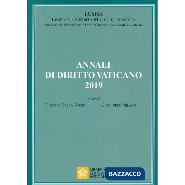 Annali di diritto vaticano (2019)