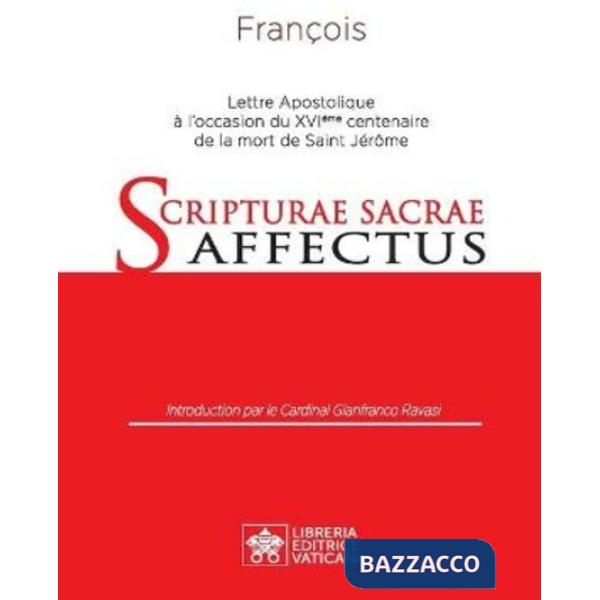 Scripturae Sacrae Affectus. Lettre apostolique à l'occasion du XVIème centenaire de la mort de saint Jerôme