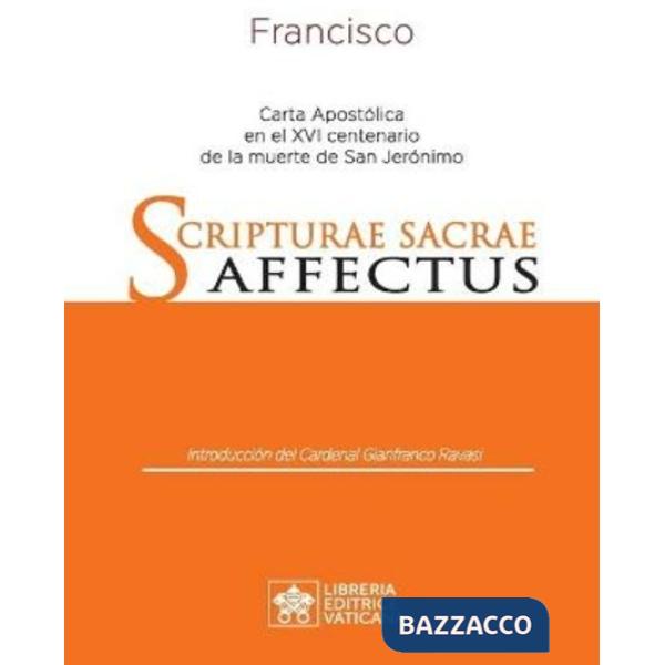 Scripturae Sacrae Affectus. Carta Apostólica en el XVI centenario de la muerte de san Jerónimo