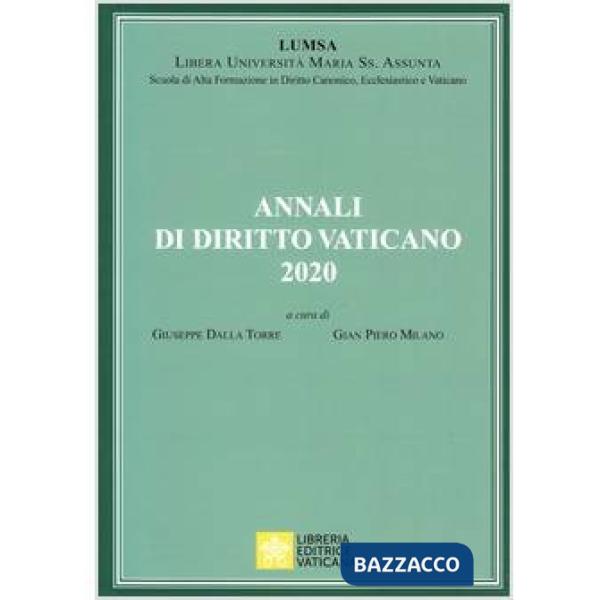 Annali di diritto vaticano (2020)