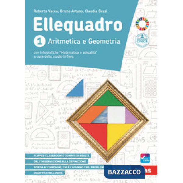 ELLEQUADRO 1 ARITMETICA + GEOGRAFIA VOL. UNICO