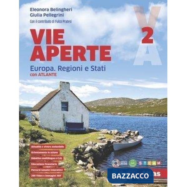 VIE APERTE VOL. 2 EUROPA. REGIONI E STATI CON ATLANTE - E-BOOK