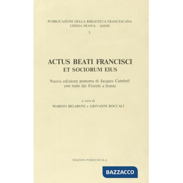 Actus beati Francisci et sociorum eius