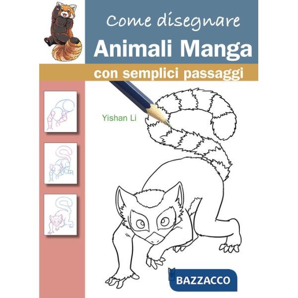 Come disegnare animali manga con semplici passaggi