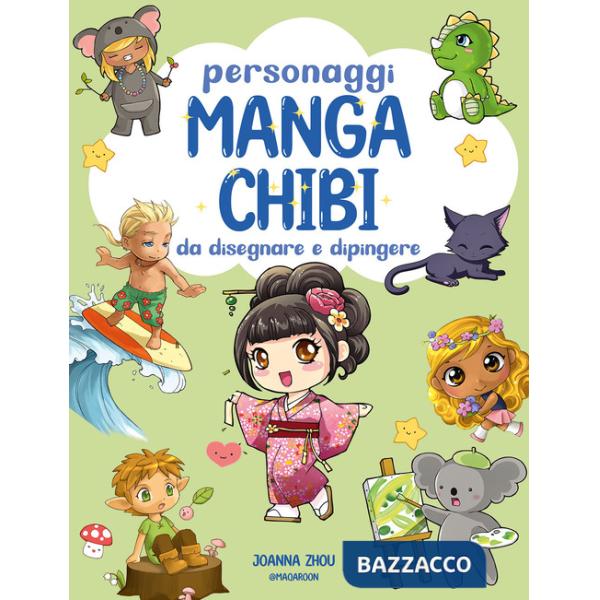 Personaggi manga chibi da disegnare e dipingere