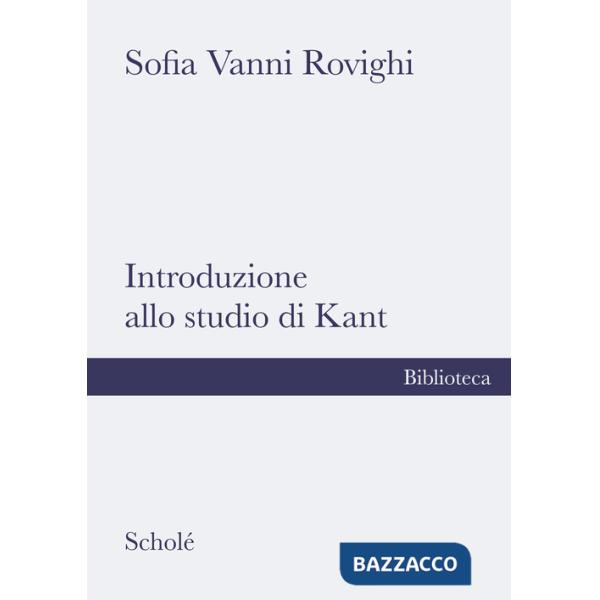 Introduzione allo studio di Kant