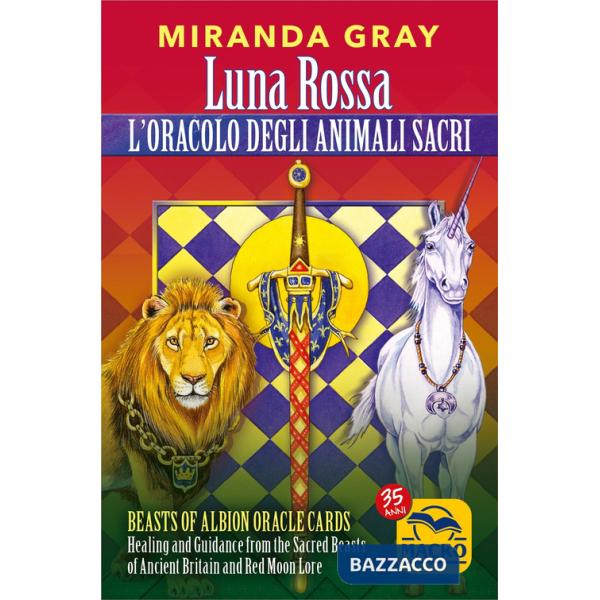 Luna Rossa. L'oracolo degli animali sacri. Beasts of albion oracle cards