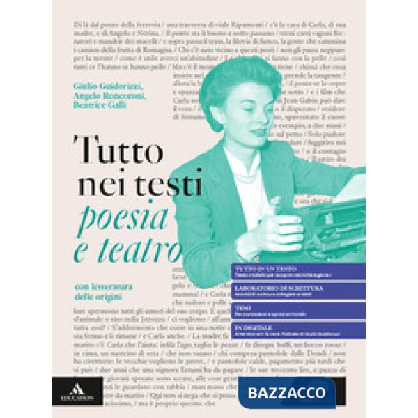 TUTTO NEI TESTI POESIA E TEATRO CON LETTERATURA ORIGINI