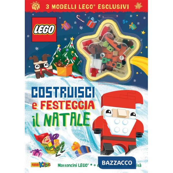 Costruisci e festeggia il Natale! Lego. Con adesivi. Ediz. a colori. Con set LEGO®