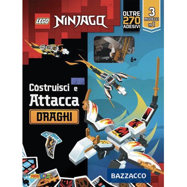 Draghi. Costruisci e attacca. Lego Ninjago. Con adesivi. Ediz. a colori. Con set LEGO®