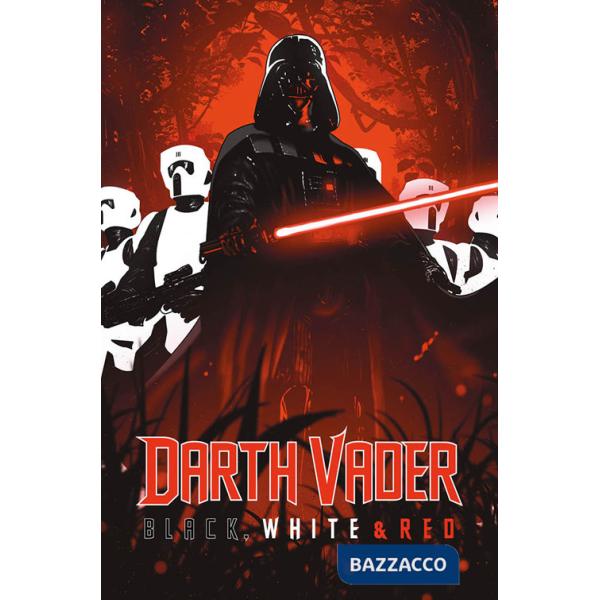 Darth Vader. Black, white & red