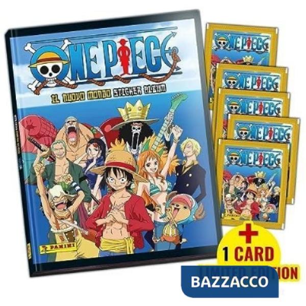 One Piece. Sticker & trading card. Ediz. illustrata. Con 5 bustine. Con card limited edition