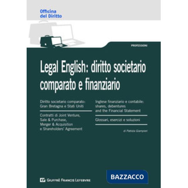 LEGAL ENGLISH: DIRITTO SOCIETARIO COMPARATO E FINANZIARIO